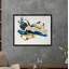 Nude Abstract In Blue Framed Print