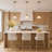1-Retro Copper Transparent Glass Dimmable Pendant Light