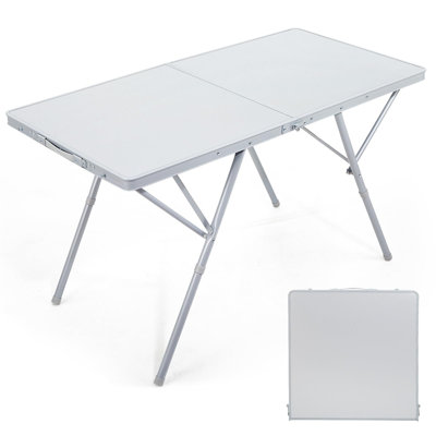 120 cm L Aluminum Adjustable Picnic Table
