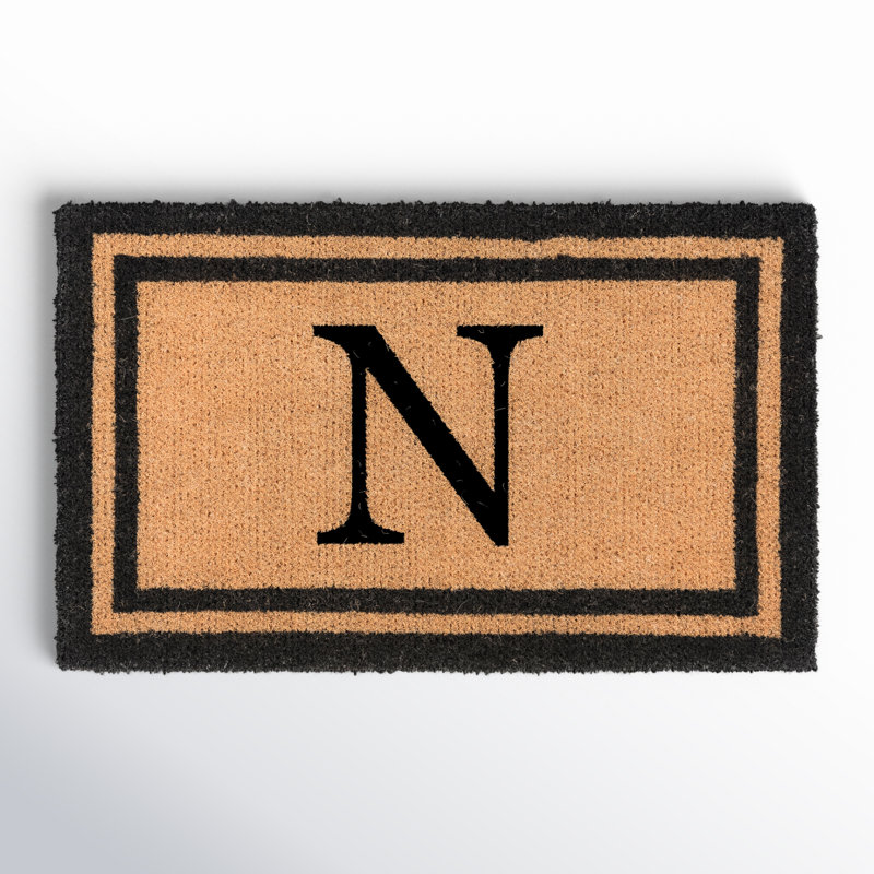 Tapis de porte d'extérieur 36 po x 22 po Welcome, N