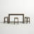 Bonique 3-Person Solid Wood Dining Set