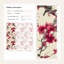 Papier peint floral avec oiseaux-569371363