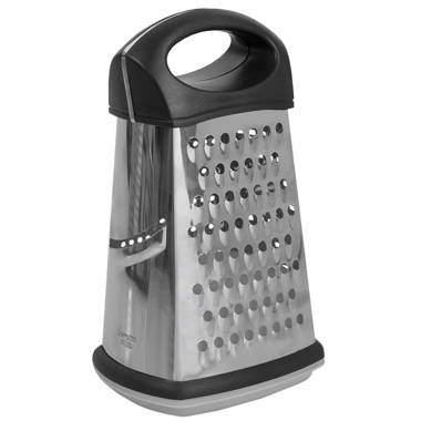 Stainless Steel Heavy-Duty Cheese Grater Professional Box Grater Kitchen  Tools Four-sided Grater With Non-Slip Base