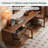 78"W Solid Walnut Modern Traditional TV Stand-231531476