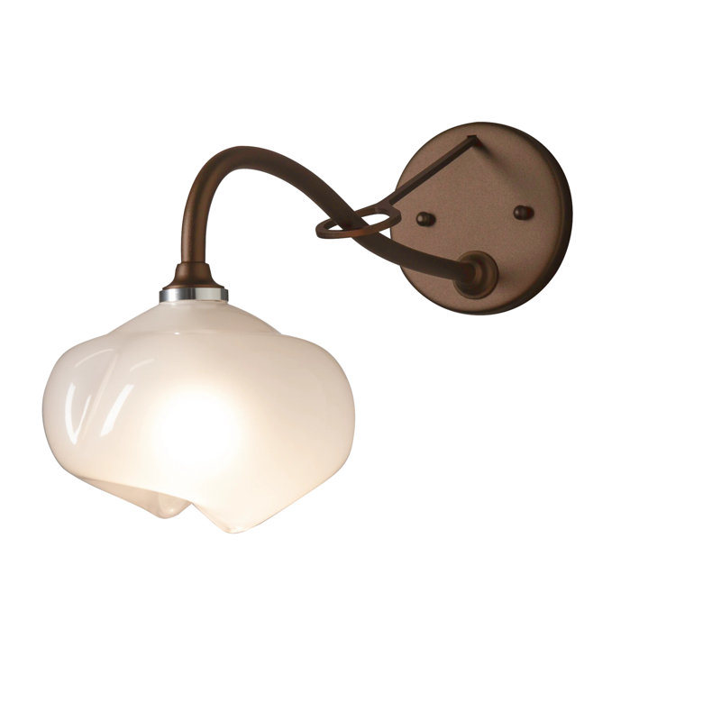 Ume 1 - Light Hardwired Armed Sconce, Bronze
