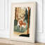 Deer in Forest Light Japandi - Wrapped Canvas-1925815918-1925815919