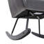 Gray frosted rocking chair