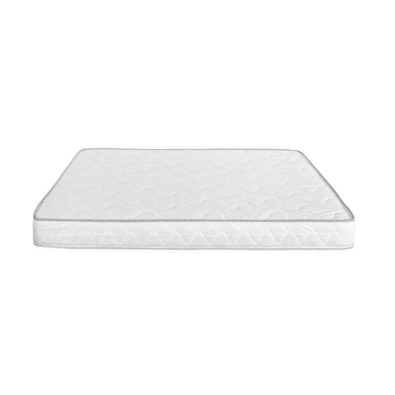 6 po Matelas en mousse ferme haute réversible dans une boîte, matelas simple en mousse haute densité, blanc