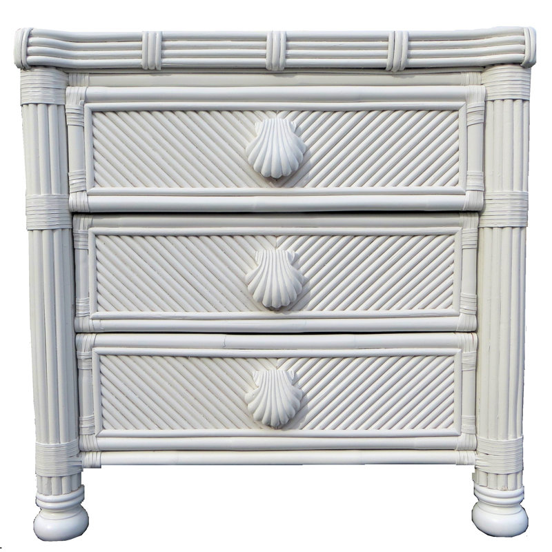 Sturminster Accent Chest, White