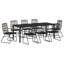 8 - Person Patio Dining Set Rectangular Table