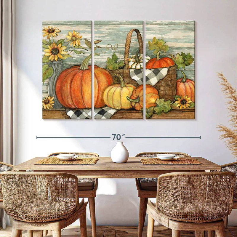 Yarlin Fall Harvest, 42" H x 65" W