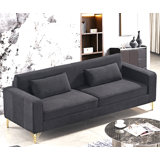 Nathally 85.8'' Velvet Sofa