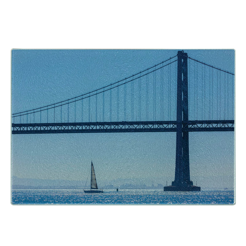 Planche à découper en verre trempé Ambesonne