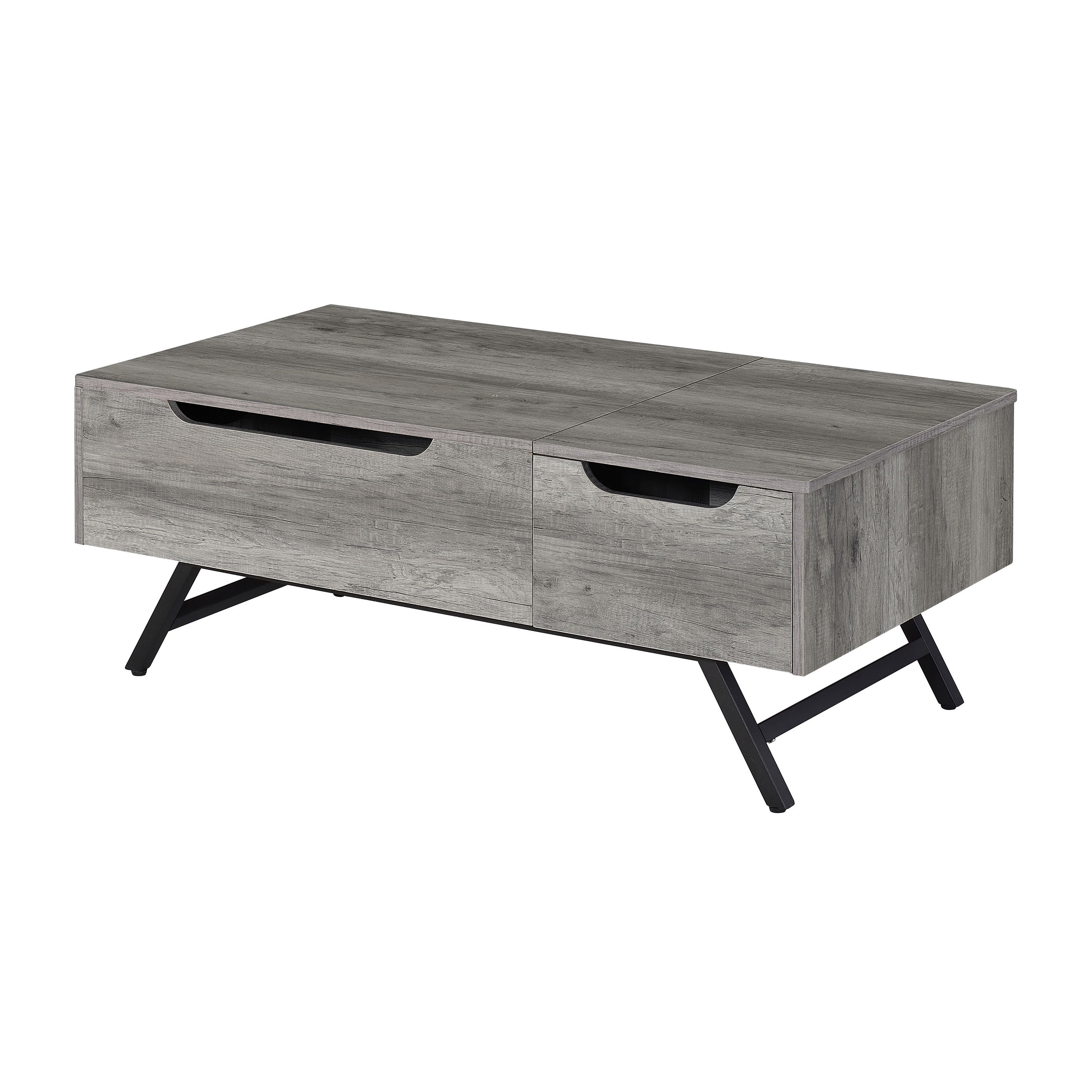 Latitude Run® Grey Oak Coffee Table with Lift Top: Stylish and