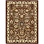 Tapis brun à motif floral Britannia-28878828