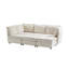 Talani Modern 6 Seater Slipcovered Corner Sofa with Hidden Storage-422855697