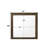 Merrilee 41"x40" Mirror, Oak Finish