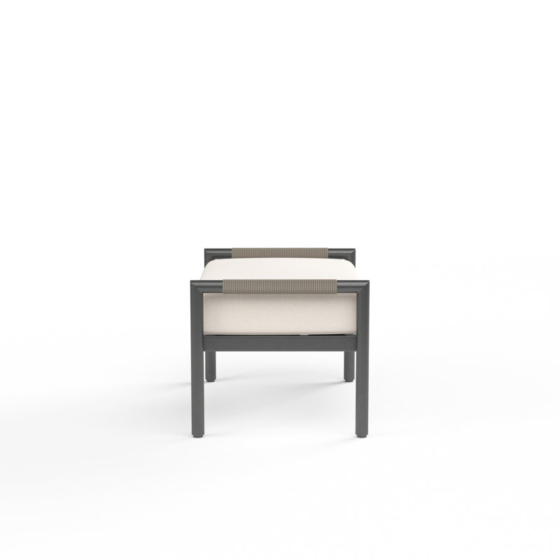 Pietra Ottoman, Echo Ash Sunbrella®
