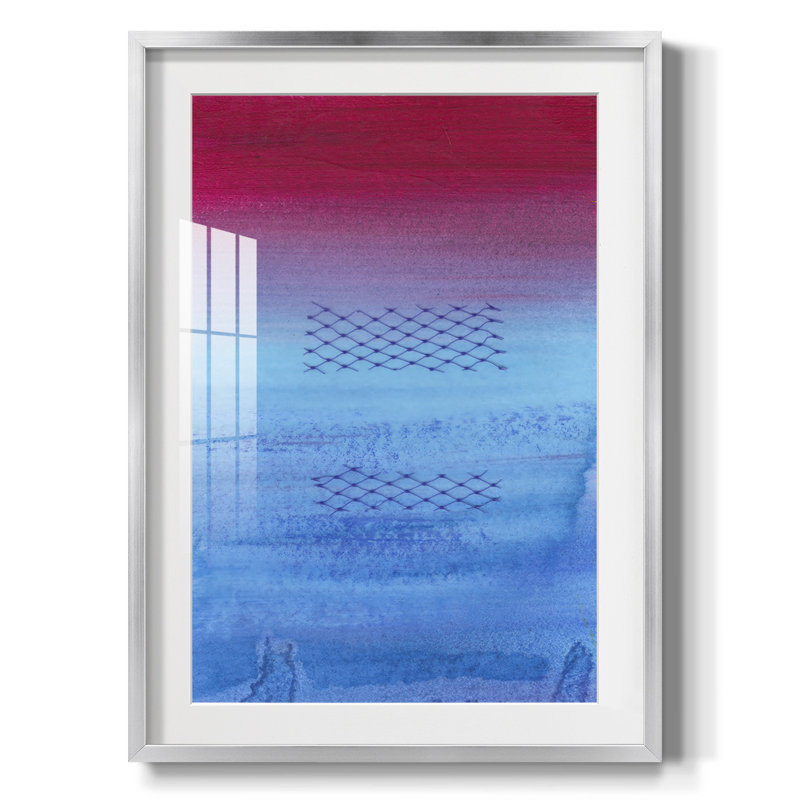 Gently Oppose II -Framed Print, 25.5" H x 17.5" W, Silver