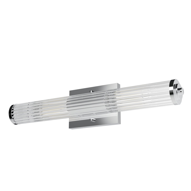 2 - Light Dimmable Vanity Light, Chrome