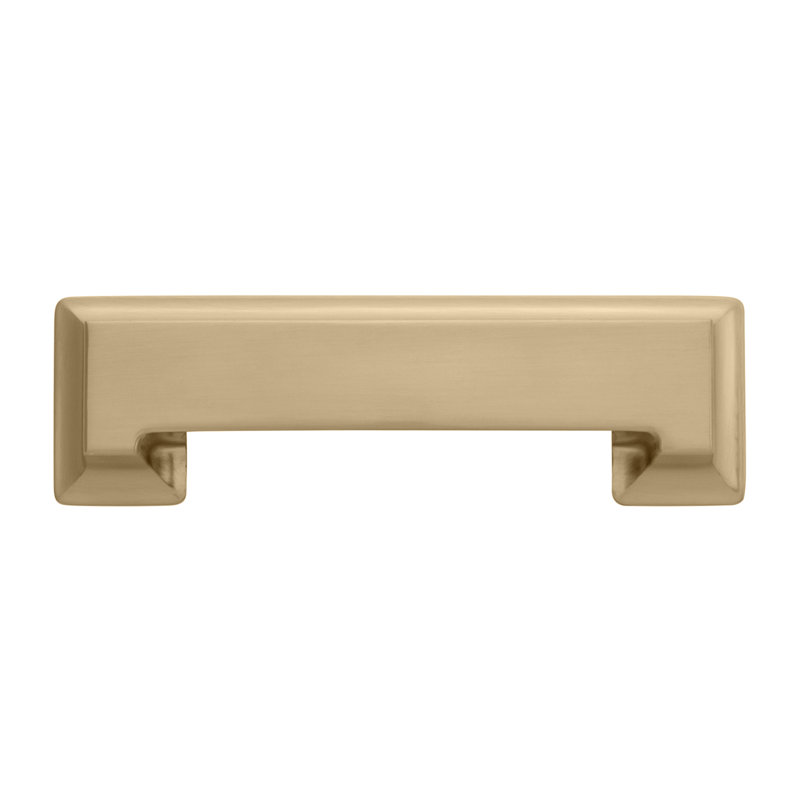 Studio Collection Cup Pull - 3" & 3-3/4" Center to Center Cabinet Pull Champagne Bronze - Transitional Hardware for Drawers & Cabinets