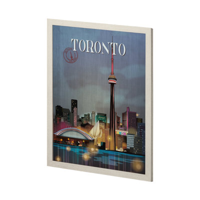 Toronto Go by Simone a Framed Art Print Matted under Glass