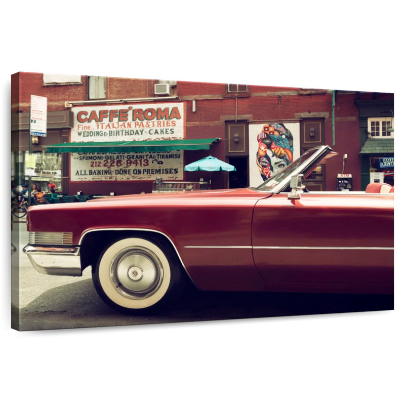 Mehar Red Cadillac, 20" H x 30" W