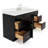 Hamlet 61'' Single Bathroom Vanity with White Quartz Top-70315857