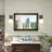 Gwenneth Rectangle Wood Mirror for Bathroom, Solid Pine Wood-878103211-932165482