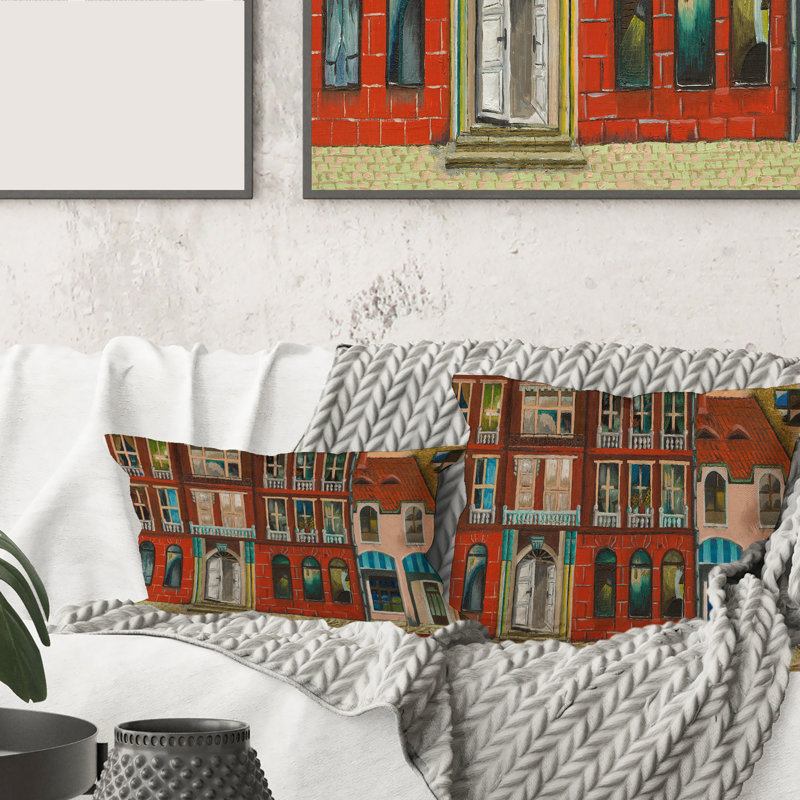 Housse de coussin carré et insert Facade of Shop in Paris I, 16" x 16"