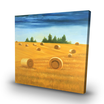 Landscape of the countryside - 32"x32" art on canvas