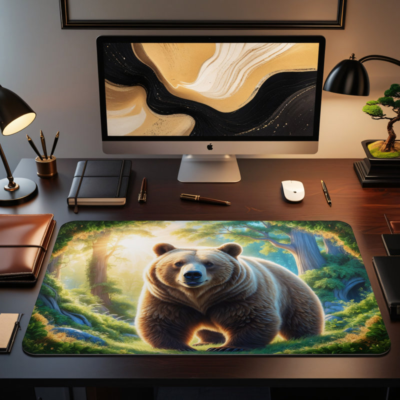 Polyester Desk Pad, 31.5x15.5