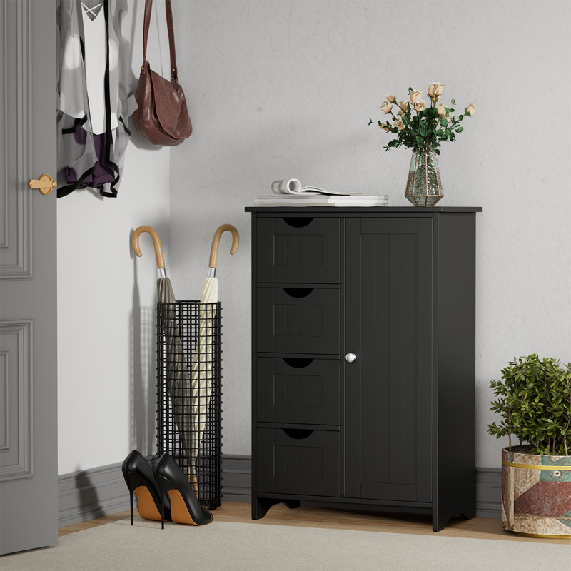Kadie Bathroom Cabinet, Black