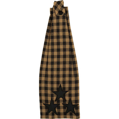 Navy Star Checkered Tea Towel Kitchen Towel