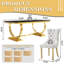 Rectangular 70.1"L X 35"W Dining Set-122919257-116179248-122920258