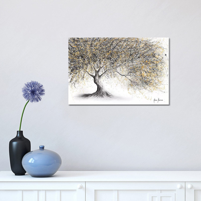 Golden Onyx Tree by Ashvin Harrison - Print on Canvas, Wrapped Canvas, 66.04 cm H x 45.72 cm W x 3.175 cm D