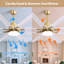 Ventilateur de plafond 66 pouces à profil bas en ABS avec lumières à intensité variable et moteur à courant continu réversible silencieux à 6 vitesses pour l'intérieur-1266388922-1266388917