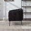 Causeuse moderne en chenille avec capitonnage et pieds en métal-830611156