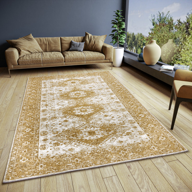 Bila Grey/Brown Rug, Rectangular 75 x 150cm