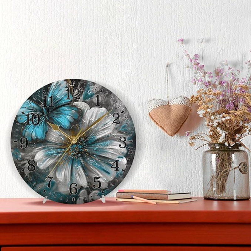 Horloge murale de salle de bain JUNZAN