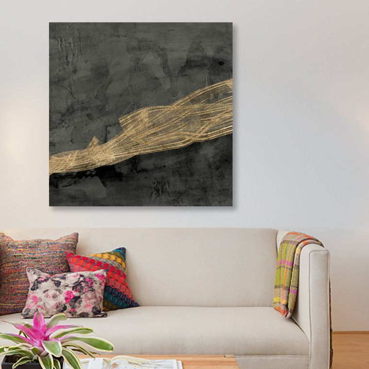 « tissé matrix iv », impression sur toile, H 12 po x l 12 po x P 1,5 po, Pas de tapis, Toile tendue