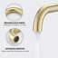 Robinet pour salle de bain High Arc