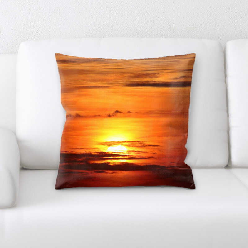 Housse et insert de coussin carré Sunset