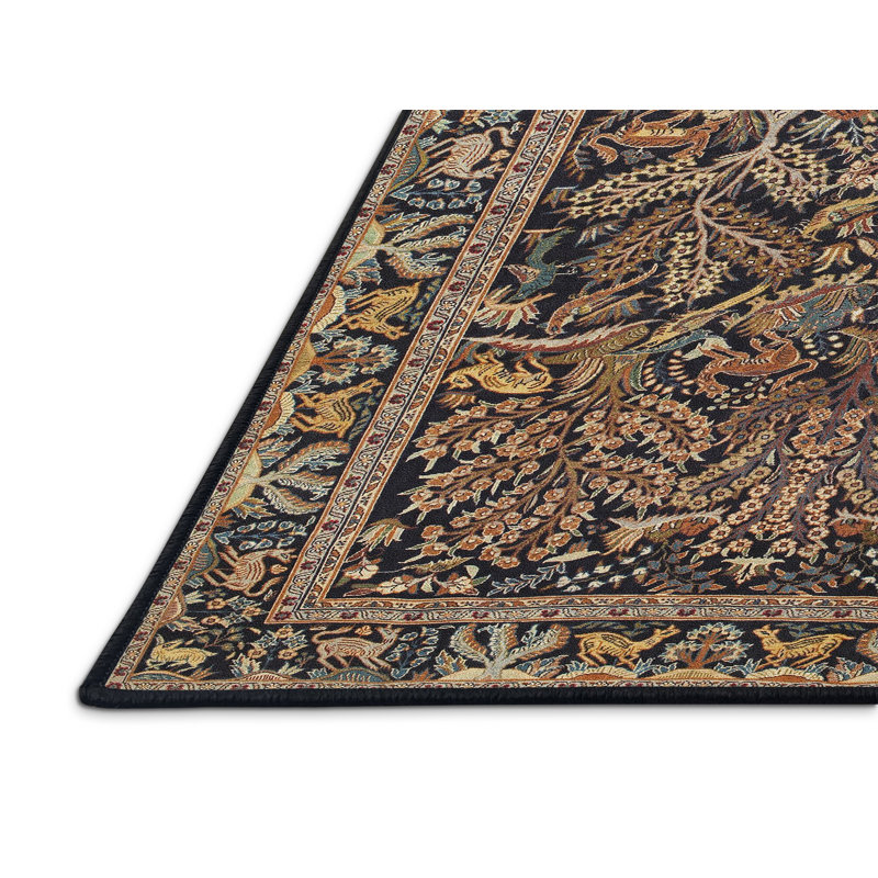 Oriental Indoor Rug, Rectangle 5' x 7'