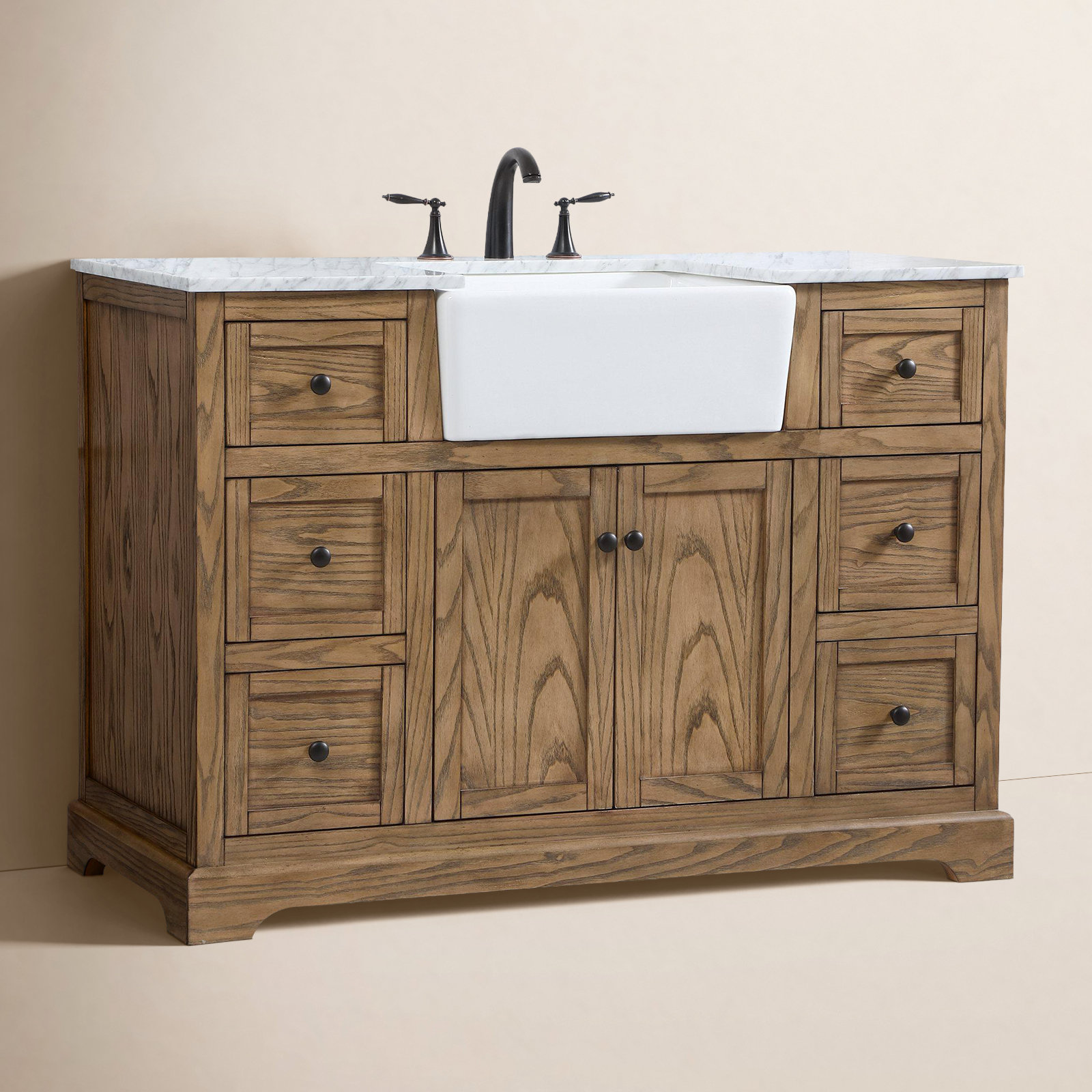 Pardue 48'' Single Bathroom Vanity, Driftwood