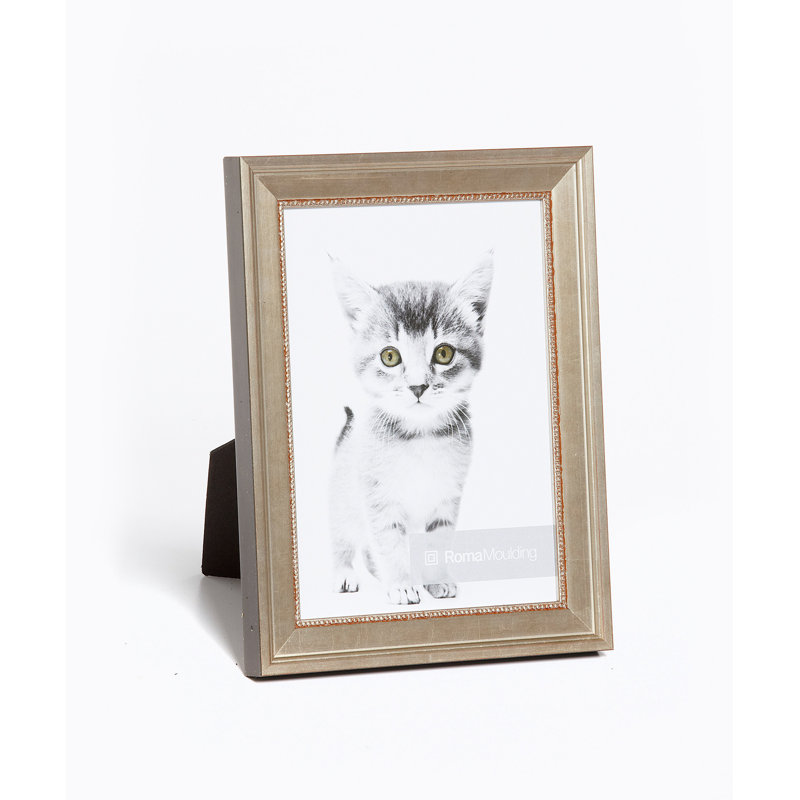 Cadre photo Eleganza, 4" x 6", Argent doré
