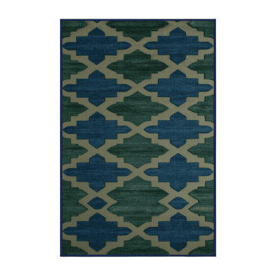 Tapis gris en treillis lavable à la machine