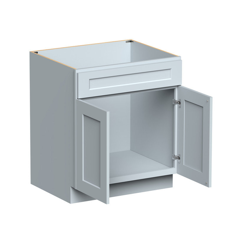 Armoire de base d'évier de cuisine l 30 po x P 24 po x H 34,5 po Casainc