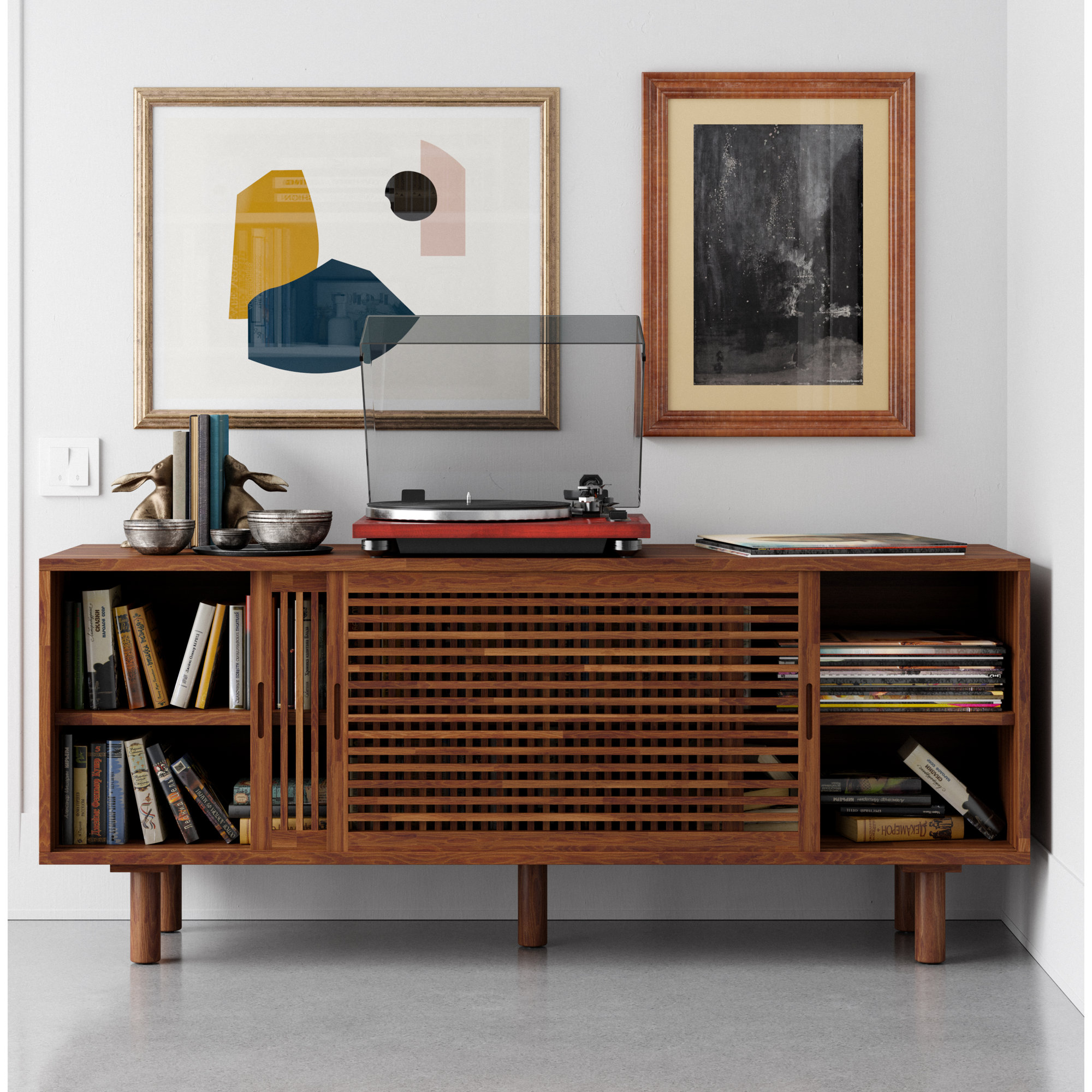 Jaime 59'' Media Console, Brown