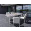 Cascoe Rectangular Metal Outdoor Dining Table , 180cm W 90cm D-121657834